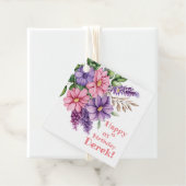 Bloemenliefhebber Bedankjes Labels (In situ)