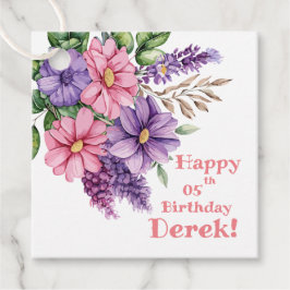 Bloemenliefhebber Bedankjes Labels