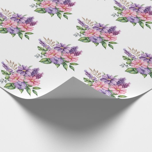 Bloemenliefhebber Cadeaupapier (Hoek)