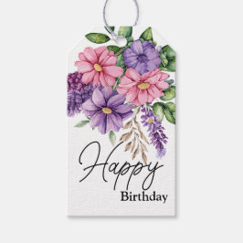 Bloemenliefhebber's Cadeaulabel
