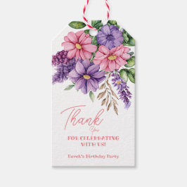 Bloemenliefhebber's Cadeaulabel
