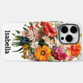 Bloemenluchtverfrisser met een lentebries Case-Mate iPhone case (Achterkant (horizontaal))