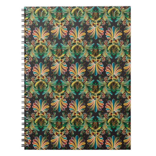  bloemenluxe behang notitieboek (Voorkant)
