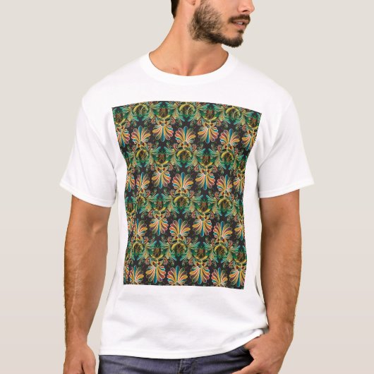 bloemenluxe behang t-shirt (Voorkant)