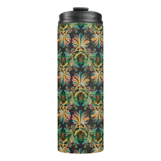  bloemenluxe behang thermosbeker (Voorkant)