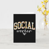 Bloemenmaatschappelijk werker, schoolbegeleider, m kaart (Gele Bloem)