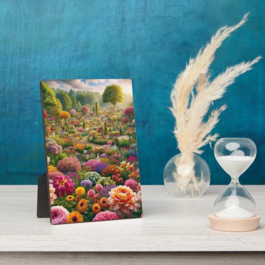 Bloemenmagie – een paradijs van kleuren fotoplaat (Zijkant)