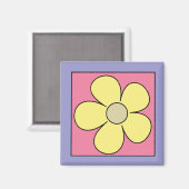 Bloemenmagneet Cartoon Koelkast Magnet (Voorkant / Achterkant)