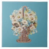  bloemenmand home decor tegel tegeltje (Voorkant)