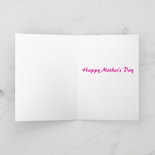 Bloemenmand Moederdag Grootmoeder Feestdagen Kaart (Binnen)