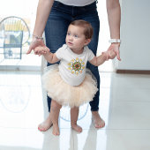 BLOEMENMANDALA-ONTWERP BABY T-SHIRT