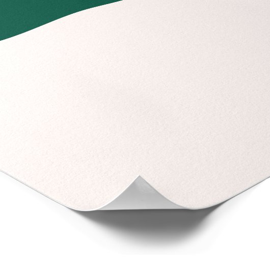 Bloemenmarkt Abstract Retro Calla Lily Poster (Hoek)