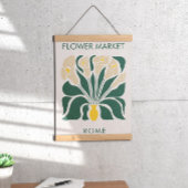 Bloemenmarkt Abstract Retro Calla Lily Poster