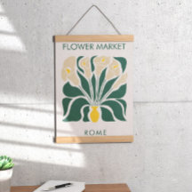 Bloemenmarkt Abstract Retro Calla Lily