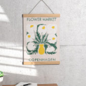 Bloemenmarkt Abstract Retro Daisy Poster