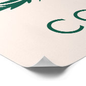 Bloemenmarkt Abstract Retro Daisy Poster (Hoek)