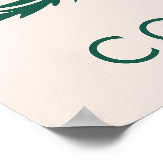 Bloemenmarkt Abstract Retro Daisy Poster (Hoek)