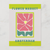  Bloemenmarkt Amsterdam Briefkaart (Voorkant)