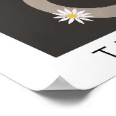 Bloemenmarkt Bedankt Poster (Hoek)