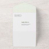 Bloemenmarkt buiten het Vrijgezellenfeest All In One Uitnodiging (Buitenkant)