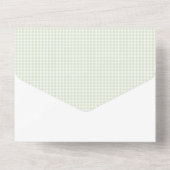 Bloemenmarkt buiten het Vrijgezellenfeest All In One Uitnodiging (Achterkant)