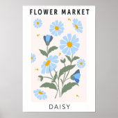 Bloemenmarkt Daisy Poster (Voorkant)