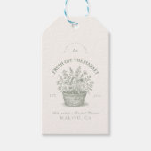  Bloemenmarkt Douche Cadeaulabel (Voorkant)