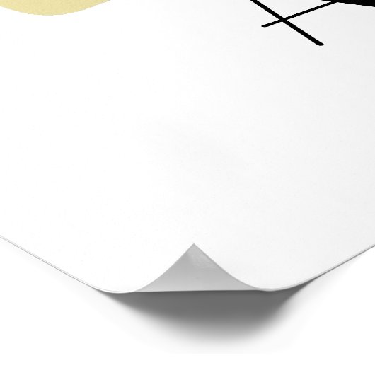 Bloemenmarkt Geboortebloem SEPTEMBER Kunstdruk Poster (Hoek)