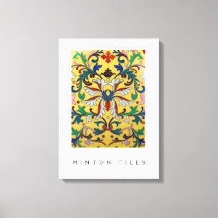 Bloemenmarkt  Geel Wildflower Botanical Canvas Afdruk