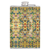 Bloemenmarkt Geel Wildflower Botanical Heupfles (Achterkant)