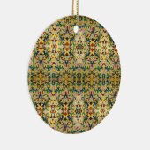 Bloemenmarkt  Geel Wildflower Botanical Keramisch Ornament (Rechts)