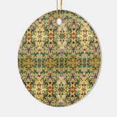 Bloemenmarkt  Geel Wildflower Botanical Keramisch Ornament (Links)