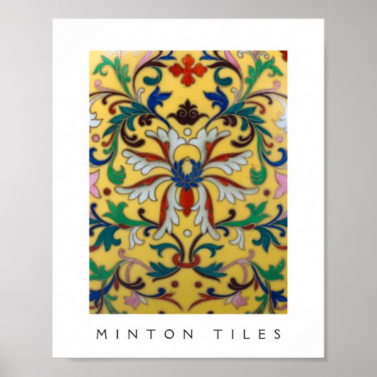 Bloemenmarkt  Geel Wildflower Botanical Poster (Voorkant)