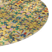 Bloemenmarkt  Geel Wildflower Botanical Snijplank (Hoek)