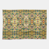 Bloemenmarkt  Geel Wildflower Botanical Theedoek (Horizontaal)