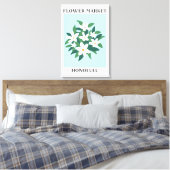 Bloemenmarkt Honolulu Witte Jasmines Bloemstuk Canvas Afdruk (Insitu (Slaapkamer))