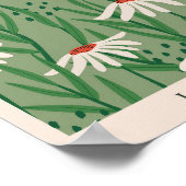 Bloemenmarkt Londen Retro Abstract Flowers Poster (Hoek)