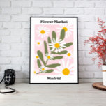 Bloemenmarkt Madrid, Wall Art Design Canvas Afdruk<br><div class="desc">Voeg een vleugje modern Scandinavisch design toe aan uw huis met deze prachtige abstracte landschapsprint.</div>