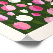 Bloemenmarkt New York Tulpen Nacht Poster (Hoek)