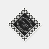 Bloemenmarkt Parijs servetten (Hoek)