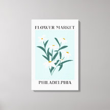 Bloemenmarkt Philadelphia Witte Madeliefjes Bloems