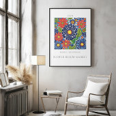 Bloemenmarkt Poster