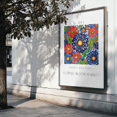 Bloemenmarkt Poster