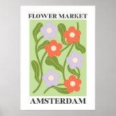 Bloemenmarkt poster voor home decor (Voorkant)
