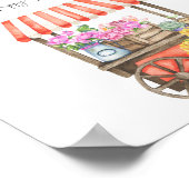 Bloemenmarkt Ringjacht vrijgezellenfeest spel Poster (Hoek)