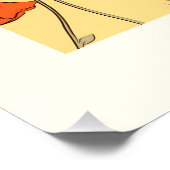 Bloemenmarkt van de staat Californië Perfect Poster (Hoek)