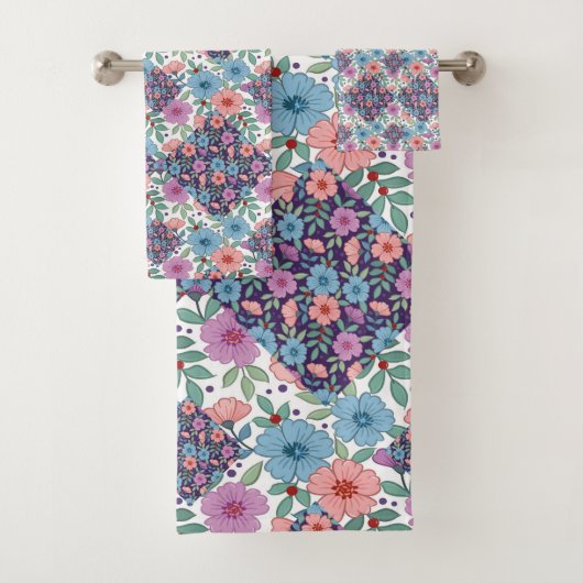Bloemenmarkt van Londen Bad Handdoek (Insitu)