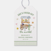 Bloemenmarkt Vers Van De Markt Bruidsborrel Cadeaulabel (Voorkant)