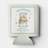 Bloemenmarkt Vers Van De Markt Bruidsfeest Blikjeskoeler (Achterkant)