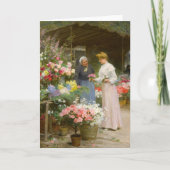 bloemenmarkt | Victor Gabriel Gilbert Kaart (Voorkant)